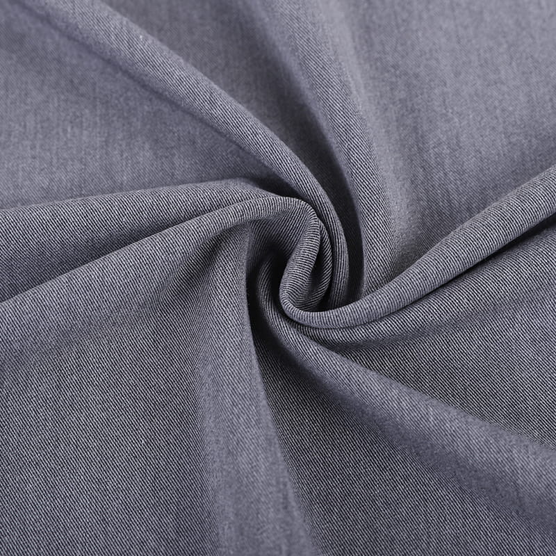 Fx54444 hohe schnelle falten resistente Anti -Pilling Poly Viskose Spandex Twill -Stoff für Hosenanzug