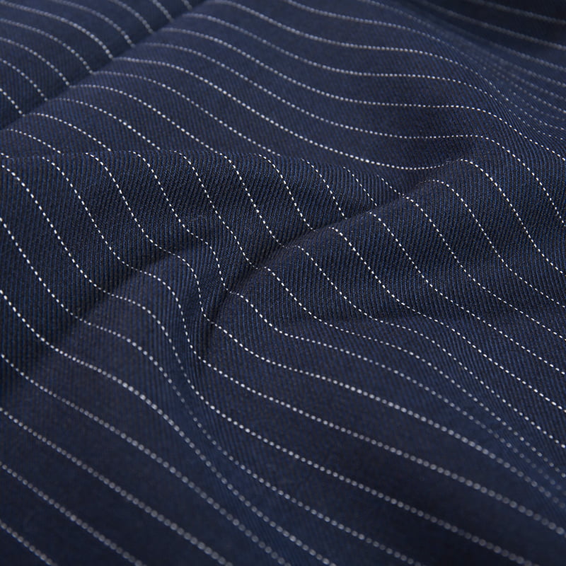 FX55051 Custom Design Garn gefärbt Streifen Design Tr Stretch gewebter Stoff für Anzug und Blazer