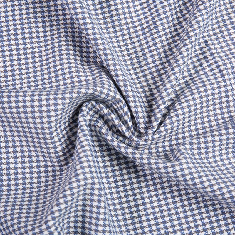 FX55681 Buntes Hound -Tooth -Garn gefärbt anpassen Design TR Spandex Stoff für Anzug und Uniformen