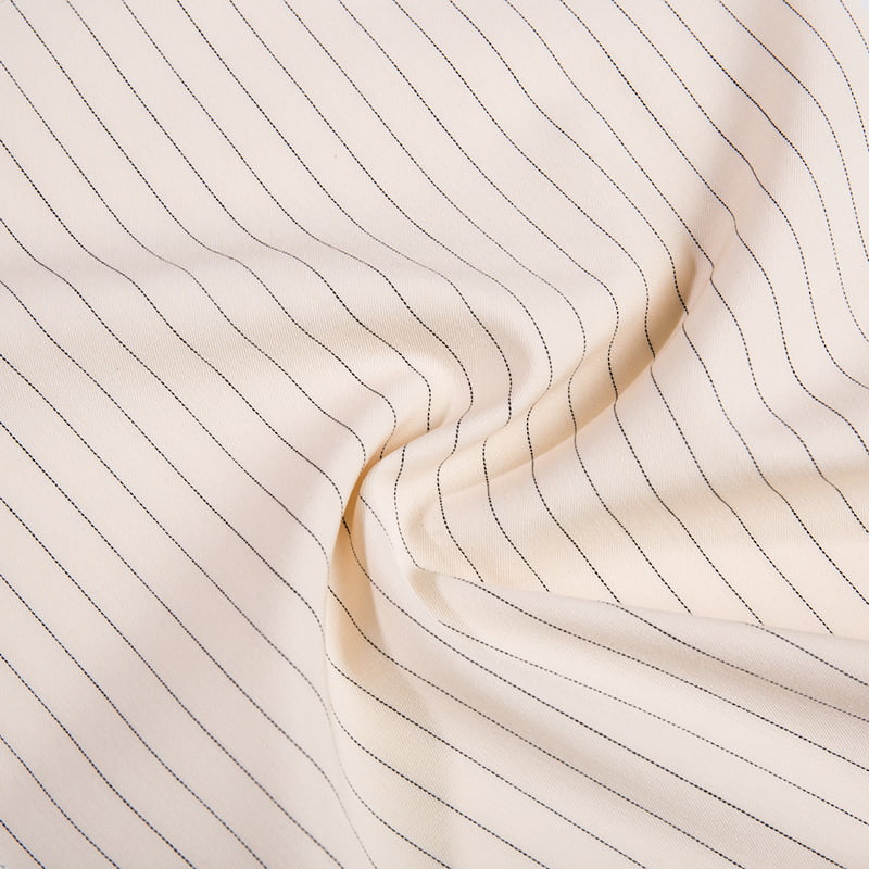 FX55895 Anpassung von Streifen Design Viskose/Poly Twill TR Spandex Stoff für Damenanzug und Uniformen